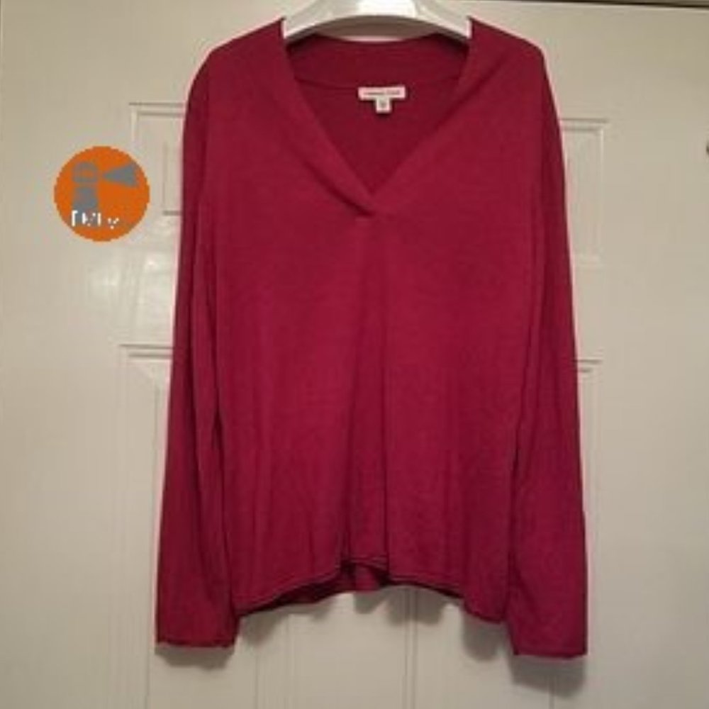 Coldwater Creek Sweater XL Rose Pink Long Sleeve